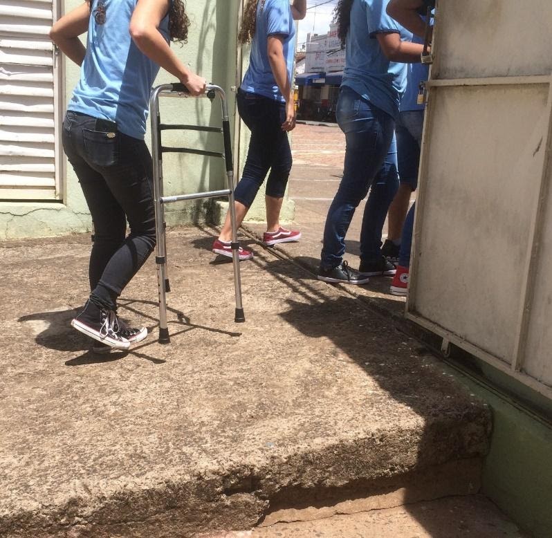 Imagem representando encontro de acessibilidade na Escola Estadual Minas Gerais