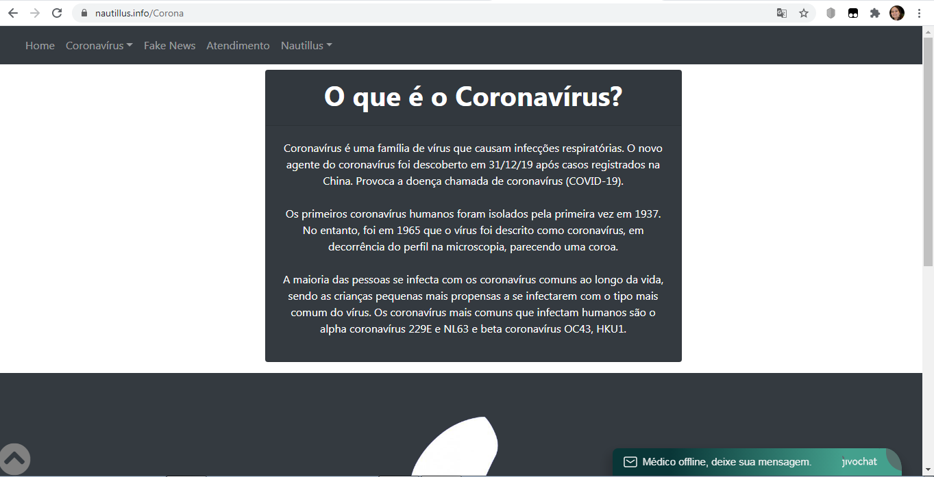 Imagem representando o que é Coronavírus