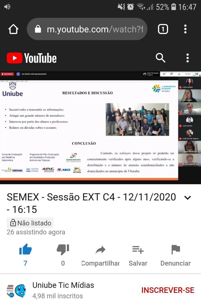 Fotos do SEMEX 2020