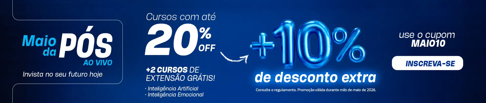 Matricule-se na Pós-graduação