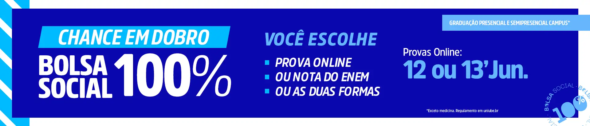 Increva-se no vestibular