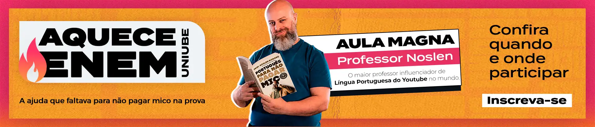Increva-se no Aquece ENEM