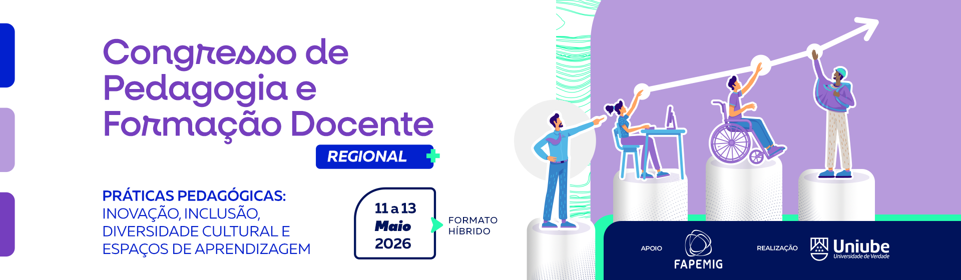 Banner do I Congresso Regional de Pedagogia e Formação Docente